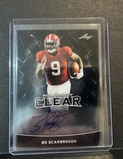 2018 Lead Trinity Clear Rookie Auto Bo Scarbrough #Ca-BS1 Rookie Auto  Zxw