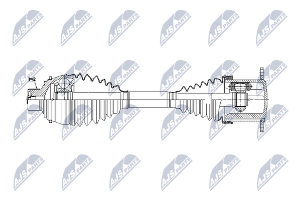 NTY Antriebswelle NPW-AU-075 FüR Audi A6 C8 4A2 Avant 4A5 A7 Sportback 4KA 4AH-image