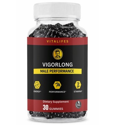 (1 Pack) VigorLong Gummies for Men   Vigor Long Male Gummies All-Natural 30Gummy
