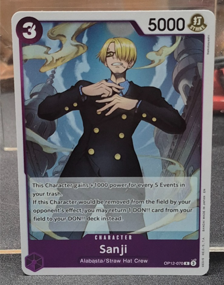 OP12-070 Sanji FOIL Rare A Legacy of the Master One Piece Near