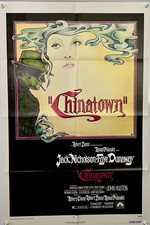 CHINATOWN Original US One sheet Film Poster 1974. Jack Nicholson 