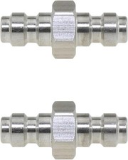 2PCS Dual Male Quick Disconnect Adapter Stainless Steel Double Male Quick