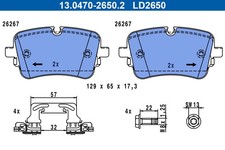 BREMSBELAGSATZ FÜR AUDI Q7 (4MB, 4MG, 4MQ) - ATE 13.0470-2650.2