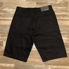 Rocawear Jean Shorts Men s Size 38 Black Jorts Vintage Y2K Embroidered Hip Hop