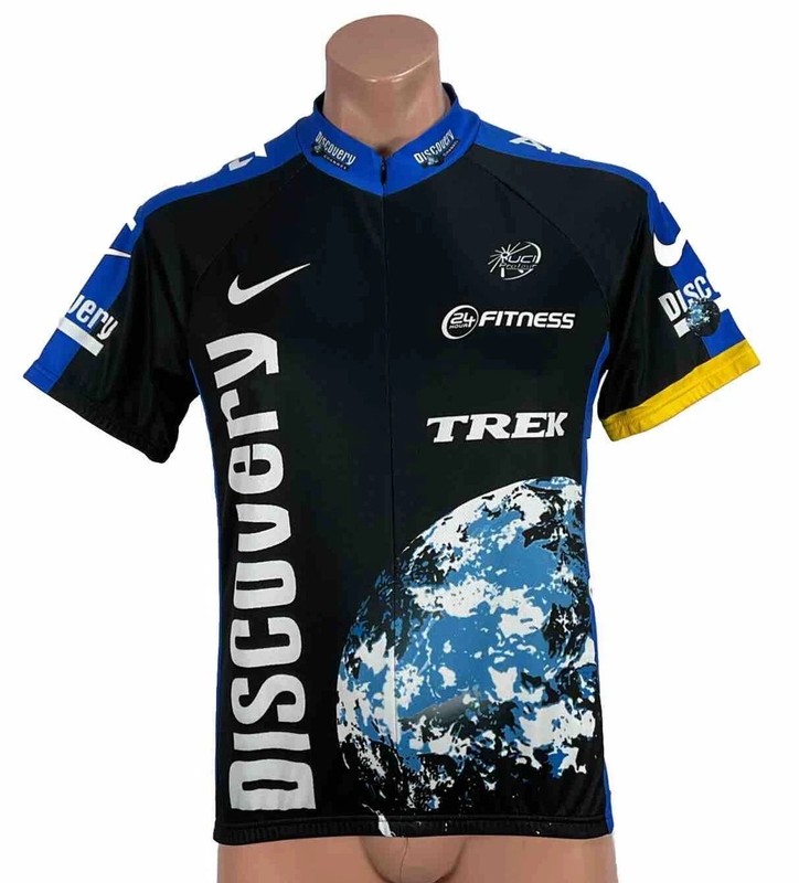Discovery Channel Trek Cycling Shirt Jersey- Italy- Size: Small