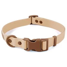 Waterproof Dog Collar with Quick Release Buckle， Cute Adjustable Collar for D...