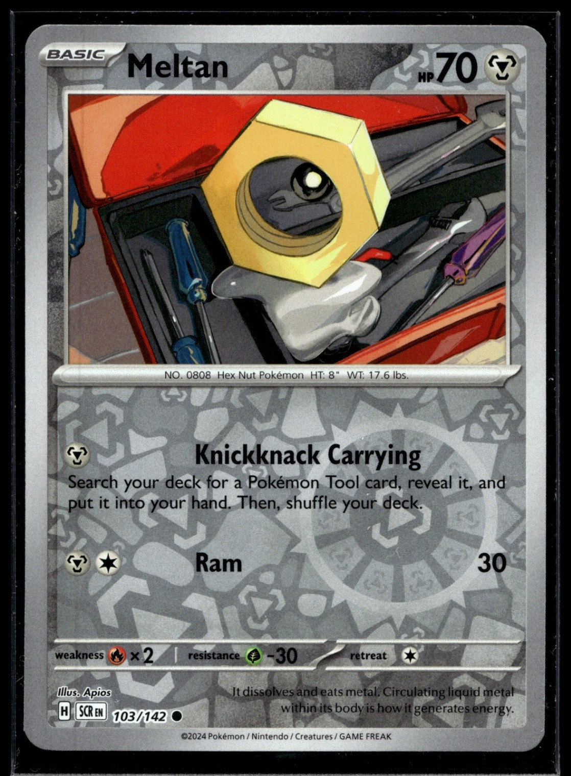 Meltan Common SV07: Stellar Crown 103/142 NM