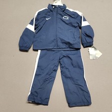 Nike Penn State Nittany Lions 2 Pc Infant Tracksuit 24M Hidden Hood Navy 167