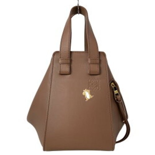 LOEWE x Suna Fujita Hammock Compact Bag Hamster Havana Leather