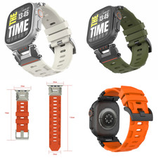 For Apple Watch Silicone Band Strap Series SE 2 3 8 9 10 11 Ultra 44/45/46/49mm
