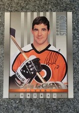 JOHN LECLAIR/FLYERS Signed/Autograph 1997-98 Donruss Studio 8x10 Card #25