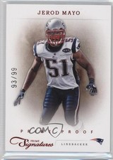 2011 Panini Prime Signatures Prime Proof Red 93/99 Jerod Mayo #87 0o9