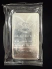 10 oz Elemetal Silver Bar Beautiful Natural Toning On The Reverse