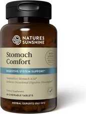 Stomach Comfort 60 Chewable Tablets | Helps Neutralize Acid and Soothe the St...