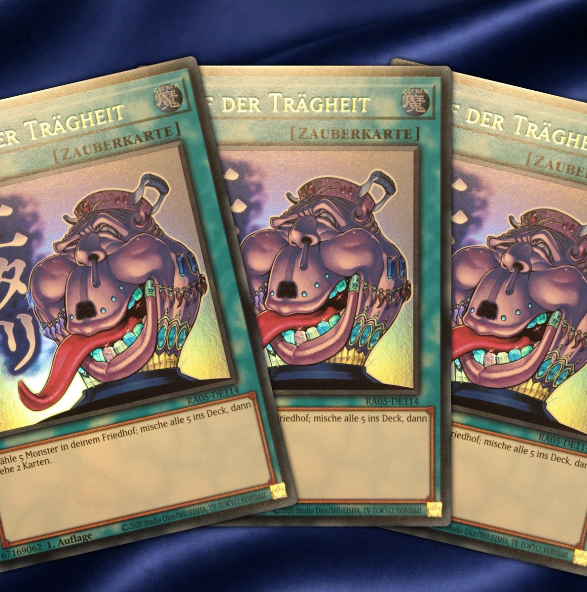 EEN-DE037 – Topf Der Trägheit – Super Rare – Deutsch – Elemental Energy – Einzelkarte Für Yu-Gi-Oh!, Mit LMS Trading Fieldcenter-Karte, Near Mint, Knicksicherer Versand