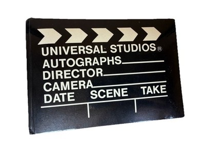 Vintage Universal Studios Autograph Book w/ Character Performer Signatures