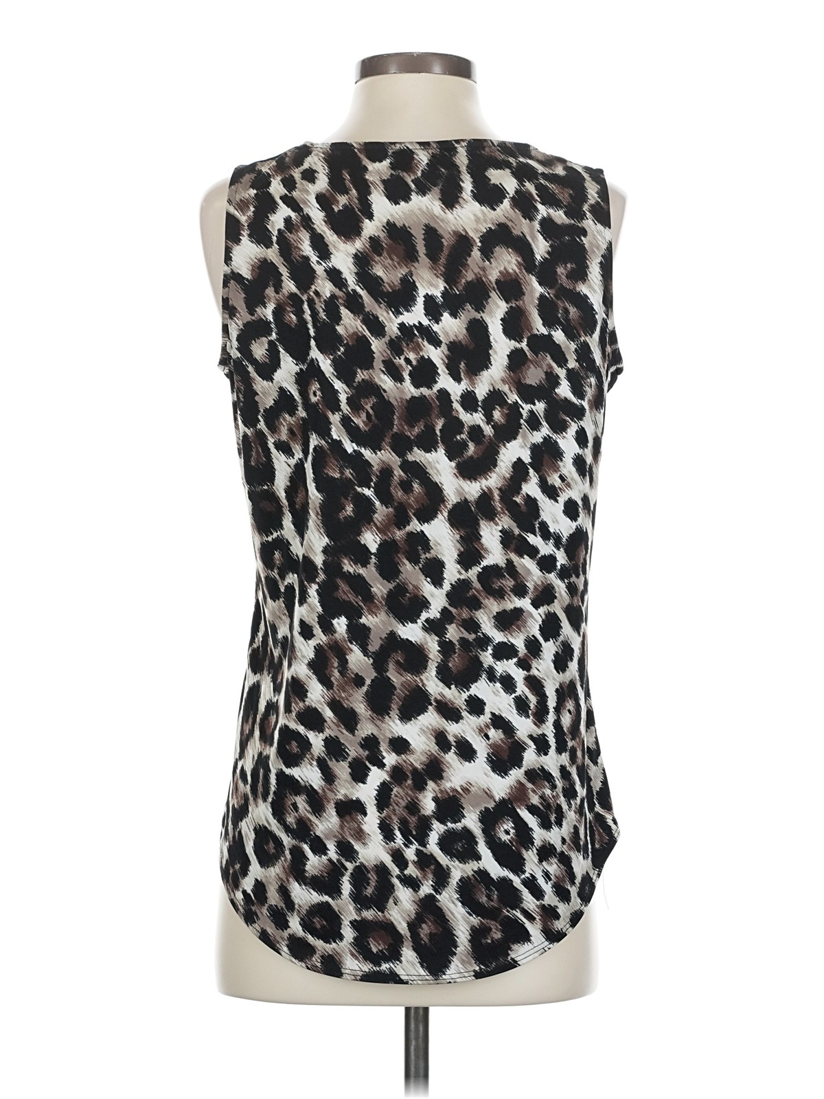 Van Heusen Women Silver Sleeveless Top S thumbnail 2