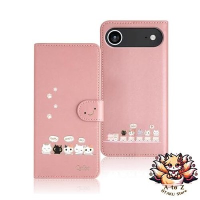 NEW Qribo iPhone 17 Air Wallet Case Simple yet Cute Design with Embossed Cat