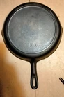 Vintage BSR #8 10 3/4" Red Mountain Series Cast Iron Skillet