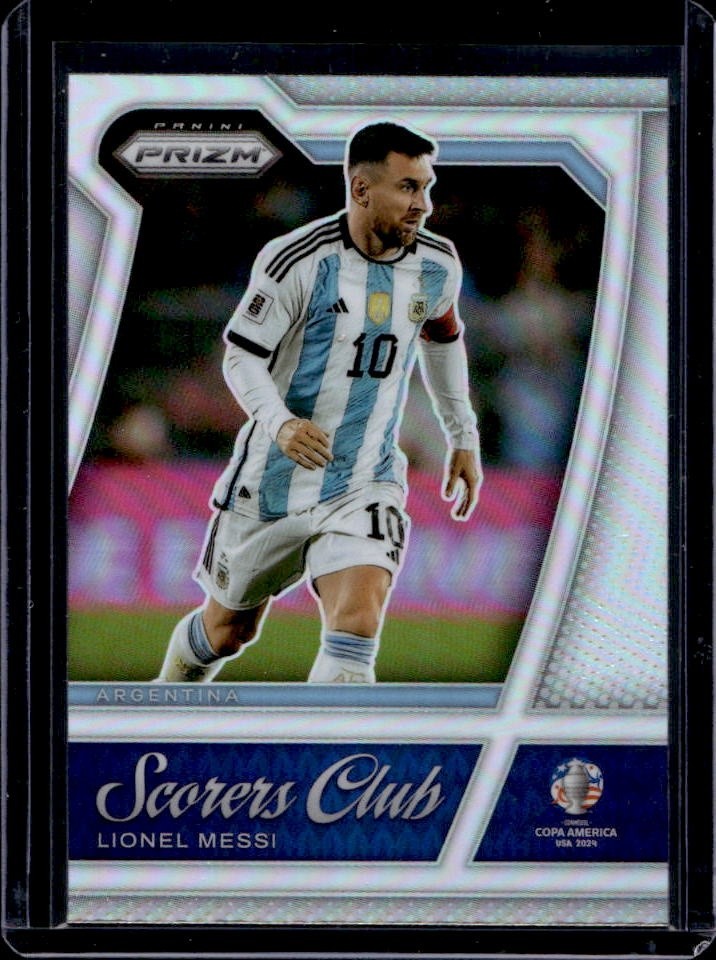 2024-25 Panini Prizm Copa America Lionel Messi Scorers Club Silver #1 Argentina