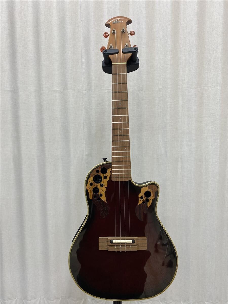 Applause Acoustic Guitar UAE148 by Ovation Tenor Ukulele String Instrument Used