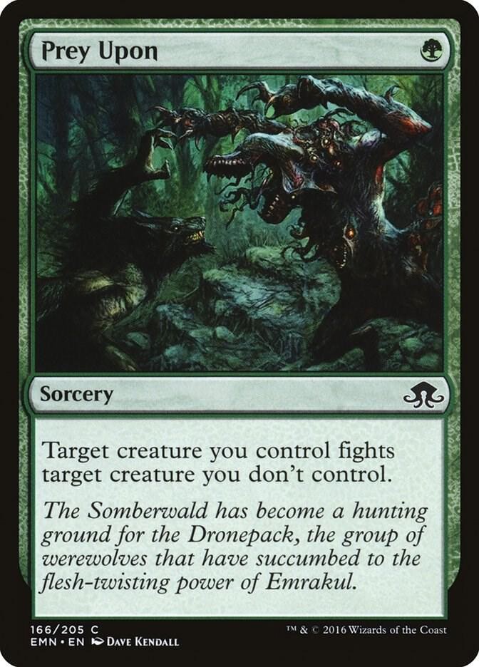 Prey Upon 166 Common Eldritch Moon Magic: The Gathering Near Mint
