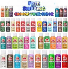 Choose Your Color 2oz Apple Barrel Matte Acrylic Paint In 36 Unique Colors Choose Your Color 2oz Apple Barrel Matte Acrylic Paint In 36 Unique Colors