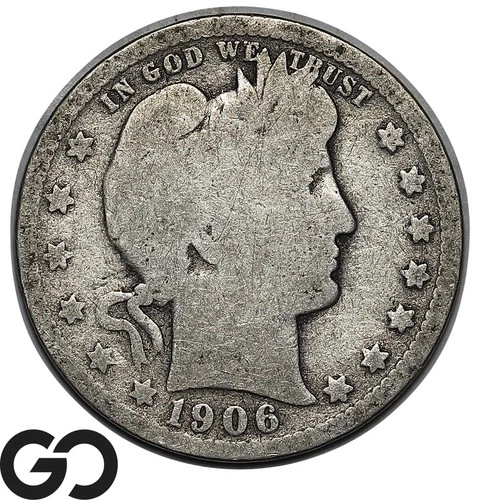 1906-O Barber Quarter