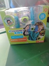 NEW in BOX Discovery Kids Digital Camera/Video USB Compatible Blue Green 3 