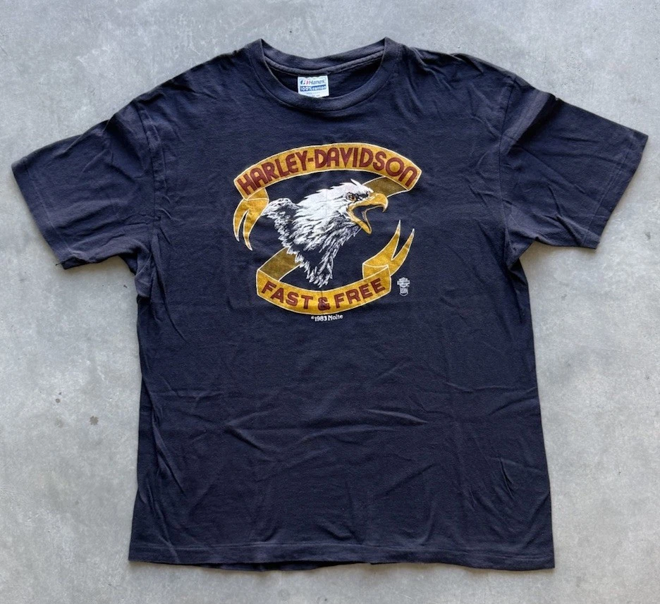 Harley-Davidson 1980s Vintage T-Shirts for Men for sale - eBay