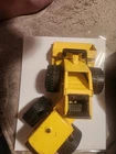 Vintage Tonka Pressed Steel Yellow  Mini Front-End Loader.