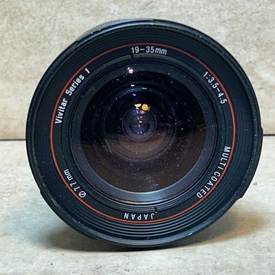 Vintage Vivitar Series 1 19-35mm Lens For Canon FD AE-1 Mount Japan 77mm