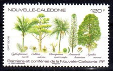 Timbre Nouvelle Calédonie n°1269 Palmiers et conifères