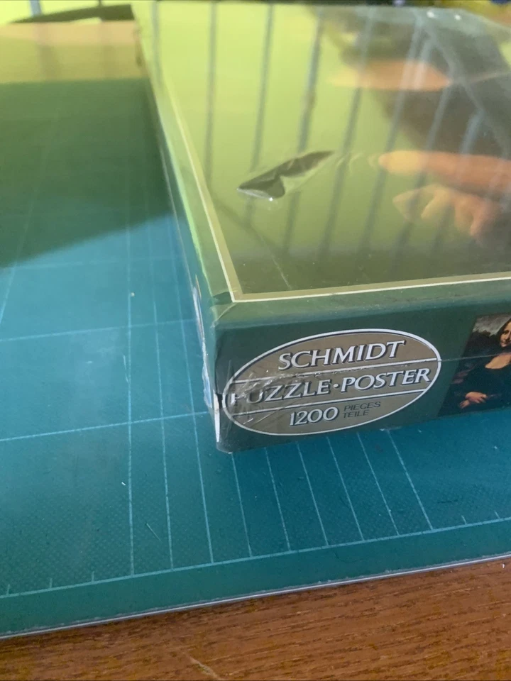 Puzzle Poster Schmidt 1200 Pezzi La Gioconda Monna Lisa Leonardo Vintage Sealed - Imagen 4 de 4