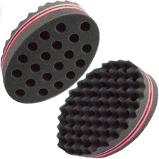 Two Sided Hair Twist Sponge Tool for Curling and Waving Dreadlocks Afro Coils