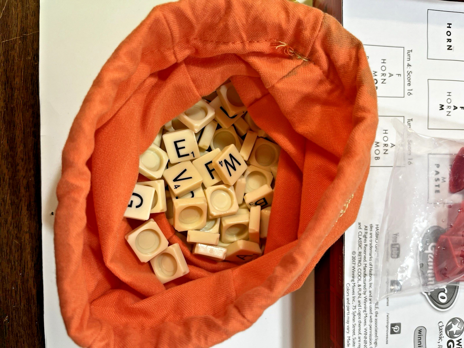 Tile Lock Scrabble 2017 Hasbro Crossword Family Board Game Ships Fast!