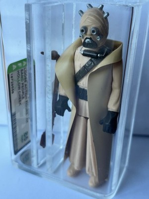 Vintage Star Wars 1977 Kenner Sand People Tusken Raider Hollow Cheek AFA 85 NM+