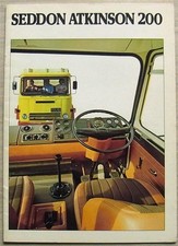 SEDDON ATKINSON 200 Truck Commercial Vehicle Sales Brochure 1977