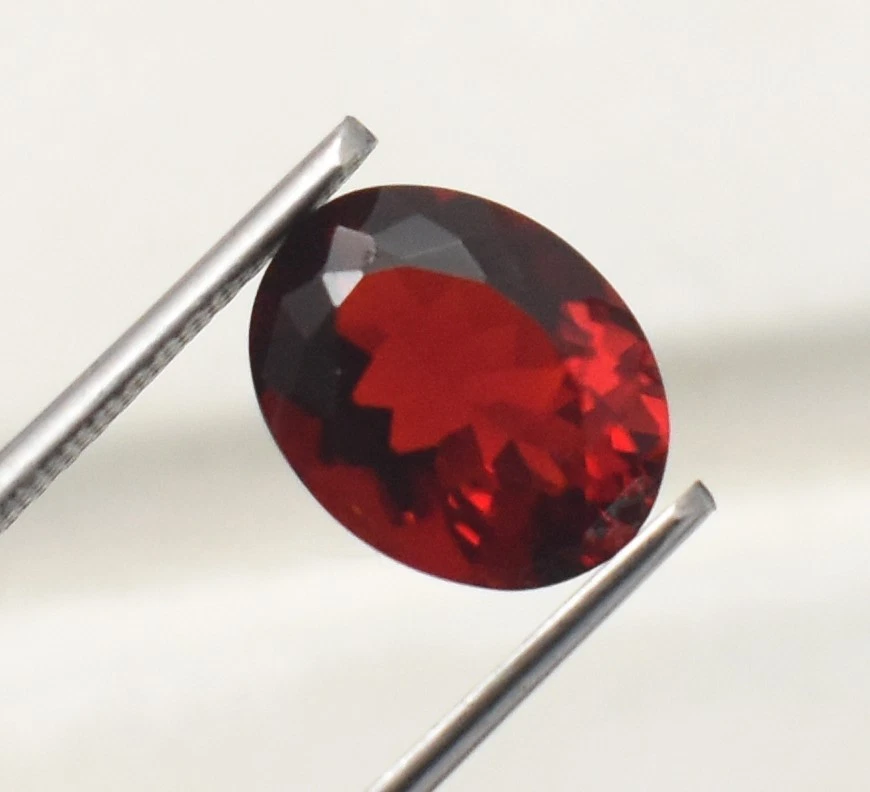 Dark Red Garnet Oval Cut 8X6 MM 9X7 MM 10X8 MM 11X9 MM 12X10 MM Loose Gemstone - Image 2 of 4