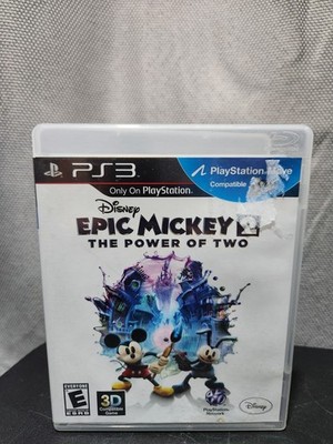 Disney Epic Mickey 2: The Power of Two (PlayStation 3, 2012) Complete Tested