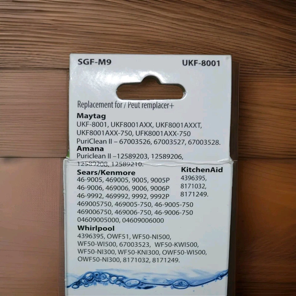 Filtro de refrigerador Swift SGF-M9 para varias marcas (ver fotos) - Nuevo en caja Foto 2 de 3