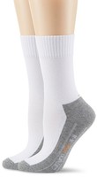 Herren Sportsocken 2Er Pack GrößE 43/46 Weiß Weicher Bund Camano