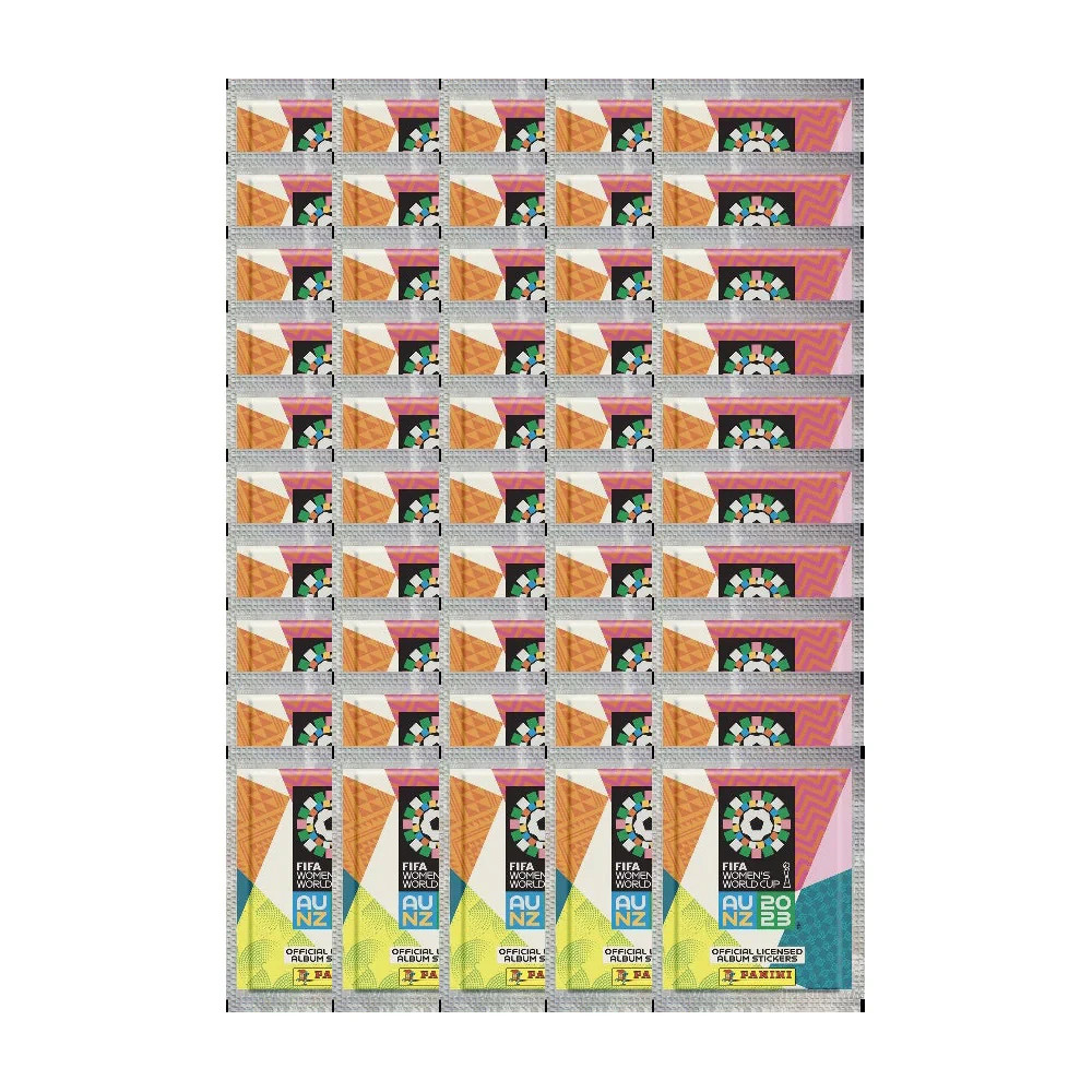 2023 Panini Women's FIFA World Cup 50 Packs Sticker (250 Stickers