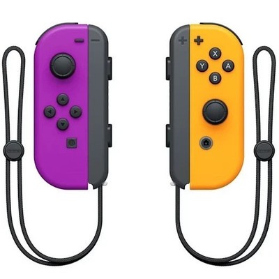 Nintendo Switch 有機EL本体 紫と黄色 Joy-Con Nintendo Switch Neon Purple Joy-Con with Wrist Strap for sale