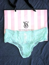 Victoria's Secret Tease Lace Cheeky Panty Waterfall  New Peony XL NWT