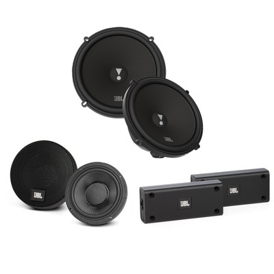 JBL STADIUM62CF 6.5'' Component Speakers w/ STADIUM32S Midrange Upgrade - Pair