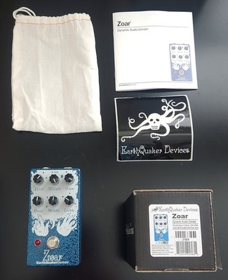 Earthquaker Zoar Boutique Overdrive w/Box, Manual, Bag & Sticker  NEW