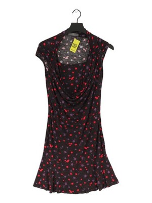 McQ A-Linie Midikleid S in Schwarz