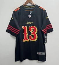 San Francisco 49ers Brock Purdy 13 Black Men  s On Field Jersey Size S-3XL NWT