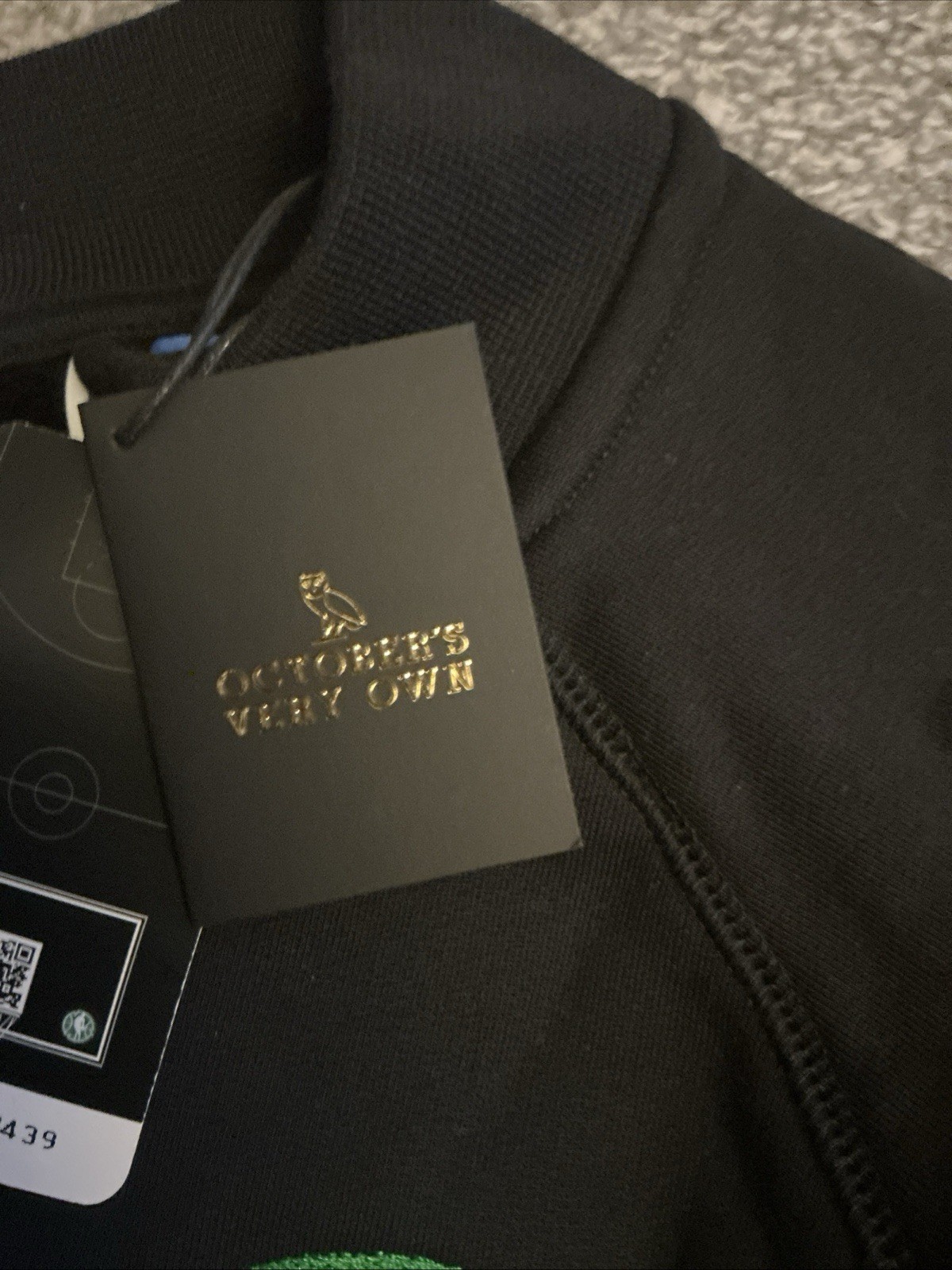 NBA Boston Celtics X OVO Fleece Zip Jacket - Mens image 2